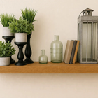 Entrepot La Grange Floating Shelf with Hardware - 36" L x 8" D x 2" T - Honey-Maintenance Free