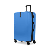 Bugatti Alexandria Collection 30.25" Hardside Spinner Luggage – Blue-Made of lightweight and resistant Polycarbonate composite and ABS blend