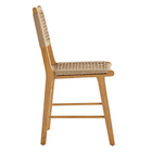 Modway Tindra Woven Dining Chairs 2-Piece Set - Natural-Arrives Fully Assembled