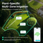 Aiper IrriSense N2 Lawn Smart Sprinkler Irrigation System with App-Controlled, Custom Watering Map - 4800 sq ft-Dimensions are 8.8 x 10.6 x 22.9 inches
