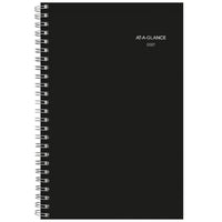 AT-A-GLANCE 2027 Monthly Planner - 11-7/8" H x 7-7/8" W - Black - Bilingual-14 months: December 2026 - January 2028