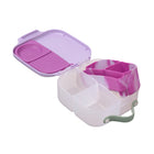 b.box Silicone Bento Tray Mini Lunchbox - Cosmic-One-piece design with rounded corners for easy cleaning