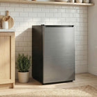 HOMCOM Compact Mini Freezer with Adjustable Temperature - 2.1 cu. ft. - Silver-6.8℉ to −11.2℉ (−14℃ to −24℃) temperature is 5-level adjustable