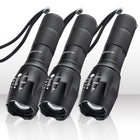 Bell+Howell Taclight High Lumens Waterproof Tactical Flashlights - 3 Pack-Super bright and zoomable: built in zoom focuses beam wide or tight led is 40x brighter than standard flashlights visible up to 2 nautical miles