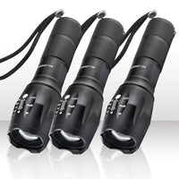 Bell+Howell Taclight High Lumens Waterproof Tactical Flashlights - 3 Pack-Super bright and zoomable: built in zoom focuses beam wide or tight led is 40x brighter than standard flashlights visible up to 2 nautical miles