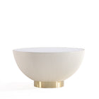 Manhattan Comfort Anderson Modern 28.15" Coffee Table and 18.43" End Table - Cream - Set of 2-30 Day Limited Manufacturer's Warranty