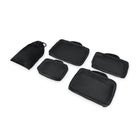 Bugatti 5 Piece Packing Cubes - Black-Reinforced top carry handle for added convenience