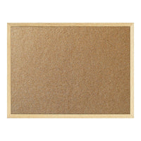 Quartet Cork Board, Oak Frame, 96"W x 48"H-Cork bulletin boards are self-healing - no pin holes