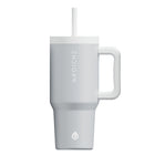 GROSCHE Aspen Insulated Water Tumbler with Handle - 32 oz. - Lunar Grey-32oz capacity