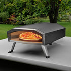 Westinghouse 13" Outdoor Gas Artisan Pizza Oven with Rotating Stone -Rotating system cooks food evenly