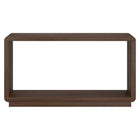 Hudson&Canal Lonni Rectangular Console Table - 55" W - Brown Oak-Table is made of high-quality materials in a Brown Oak wood-look finish