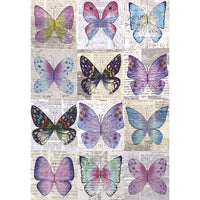 Mill Brook Studio Blank Greeting Cards/Envelopes - 5-3/8" x 7-3/4" - Butterfly - 18 Pack-Premium quality greeting cards