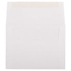 JAM Paper A2 Strathmore Invitation Envelopes - 4.375" x 5.75" - Bright White Linen - 50 Pack-Size: A2 (4.38 x 5.75 inches)