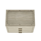 Manhattan Comfort Evelyn 32" Modern 3-Drawer Nightstand - Natural-10