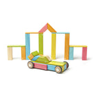 Tegu Magnetic Wooden Blocks - Tints - 42 Piece Set-Naturally safe: no lead, no plastic, non-toxic, water-based lacquer finish, no small parts
