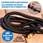 XHose Pro 50' Expandable Garden Hose-High performance: 5/8 inch inner diameter with up to 500 psi burst strength for strong water output and durable everyday watering