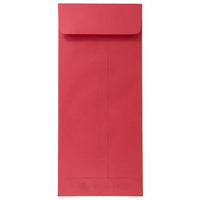 JAM Paper #12 Policy Envelopes, 4.75 x 11, Brite Hue Red Recycled, 1000 Pack (900907737B)-Christmas Red