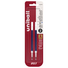 uni-ball 207 Retractable Gel Pen Refills - 0.7mm - Blue - 2 Pack-Gel Pens