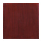 Flash Furniture 30" Square High-Gloss Mahogany Resin Table Top with 2" Thick Drop-Lip-Restaurant Dining Table Top