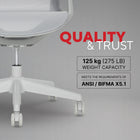 Staples Mesh Task Chair - Grey-Easy assembly with all tools included