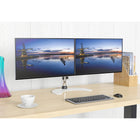 SHOPPINGALL Dual LCD LED Monitor Mount Stand with 2 Adjustable Arms for 13"-32" Monitors with 3 Mounting Options in The Box - SA-D29S-White-[EASY TOOL-FREE INSTALLATION]] All necessary tools are included in the box for smooth and quick installation. Our 24/7 contact email and toll-free phone number can be found on the box and user manual. Feel free to contact us at any time if there are any questions or concerns.