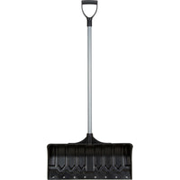 Aurora Tools Snow Pusher - Polypropylene Blade - D-Grip Handle - 21-1/4" W - 2 Pack-Powder-coated steel handle for added strength