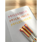 Zebra Mildliner Mix Highlighter - Warm Assortment - 3 Pack-To engage ink, press nib on test paper 20-30 seconds