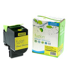 fuzion Lexmark (70C1HY0) Compatible Toner Cartridge - High Yield - Yellow-Ink Colour: Yellow