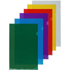 JAM Paper Plastic Sleeves - Legal Size - 9" x 14 1/2" - Assorted Colours - 12 Pack-Quantity: 12 per pack
