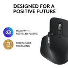 Logitech MX Master 3S Bluetooth Edition Performance Wireless Mouse - Black-Do more with Logi Options+