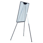 Staples Adjustable Dry-Erase Whiteboard/Presentation Easel - 30" x 42" - Black-Includes a full-length marker tray