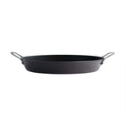 Tramontina Ember 15" Carbon Steel Paella Pan - Natural Oiled Finish-Made from carbon steel construction