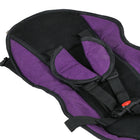 Qaba 6-in-1 Toddler Tricycle Stroller with Basket and Canopy - Purple-Foldable canopy allows for easy storage and transport 