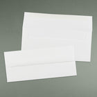 JAM Paper #10 Business Envelopes, 4 1/8 x 9.5, Strathmore Bright White Wove, 1000 Pack (64933B)-Material: paper