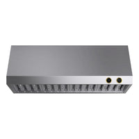 KUCHT KRH480-GL 48" 1200 CFM Under‑Cabinet Range Hood with Digital Controls - Stainless Steel/Gold-Two round digital dial touch-screen controls that match the round knobs of any stove and perfectly complement our exclusive Horus Digital Dial Thermostat featured on the KX Series