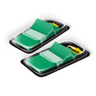 Post-it 1" x 1.7" Flags - Green - 50 Flags/Dispenser - 2 Dispensers/Pack-1" wide flag in green colour