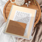 Mead West Village Coil Hardcover Notebook - 11" H x 9" W - White/Grey Foral - 80 Sheets-FSC  certified paper: Made from responsibly sourced materials