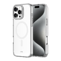 AXS ULTRA CLEAR Magnetic Drop-tested Case for Apple iPhone 16 Pro Max - Clear-Anti-UV material offers a crystal clear design