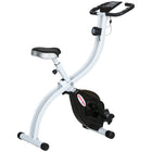 Soozier Foldable Exercise Bike-8-level adjustable magnetic resistance ensures smooth and silent workouts