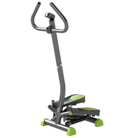 Soozier Twist Stepper Step Machine w/ LCD Monitor - Grey & Green-Tones buttock and leg muscles with a low-impact design 