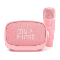 myFirst Voice 2 Kids Karaoke Machine - Pink-Perfect for kids aged 5 - 12, designed with young users in mind to make it easy and fun for kids to use while unleashing their creativity.