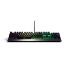 SteelSeries Apex 5 Ca Wired Keyboard - Black-Dynamic Per Key RGB Illumination - Gorgeous color schemes and reactive effects for every key