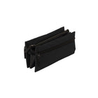 Merangue Triple Pocket Pencil Pouch - Black-Triple Pencil Pouch