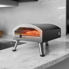 Westinghouse 12" Indoor/Outdoor Electric Pizza Oven -Built-in thermometer: The built-in thermometer lets you monitor the temperature of your food, so you can cook it to perfection