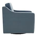 Modway Liora Performance Velvet Armchair - Cadet Blue-Zigzag Spring