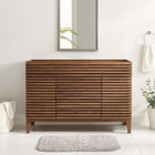 Modway Render 48" Single Sink Compatible Bathroom Vanity Cabinet - Walnut-Smooth Laminate