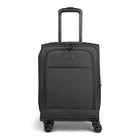 Bugatti Reborn 3-Piece Softside Luggage Set - Black-Double 360-degree dual spinner wheels for effortless, smooth and quiet rolling (8 wheels)