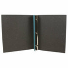 JAM Paper Italian Leather 3 Ring Binder, 3/4", Turquoise (369231772)-Quantity: Sold individually