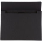 JAM Paper Kraft Portfolio with Elastic Closure Large - 11 x 15 x 3/8 - Black Recycled-Quantity: Sold Individually