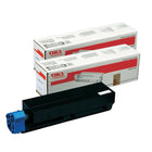 Okidata 45807105 B412/432 OEM Toner - Standard Yield - Black - 2 Pack -Colour: Black